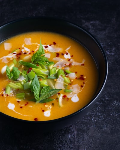 Pumpkin Soup With Coconut And Ginger