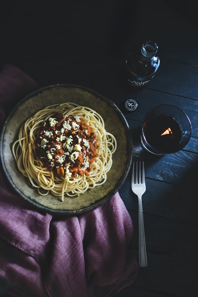 Spaghetti With Tomatoes& Arugula