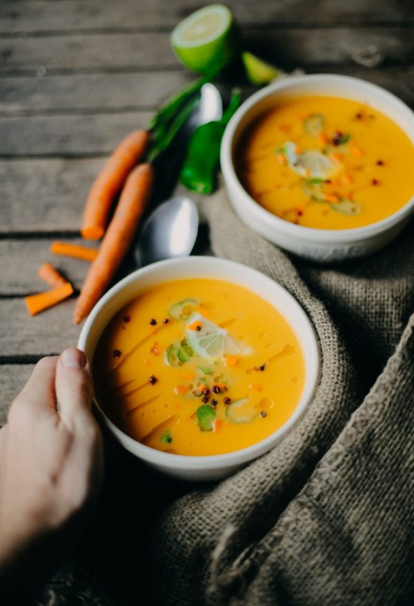Carrot And Acorn Squash Soup