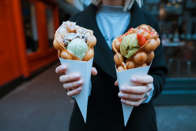 Crepe Ice Cream Cones