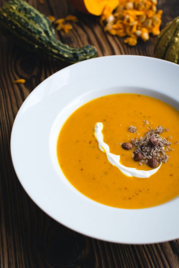 Pumpkin Soup With Chives